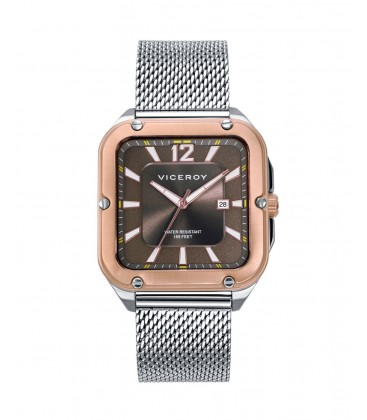 Reloj de Hombre Magnum caja bicolor y malla milanesa de acero