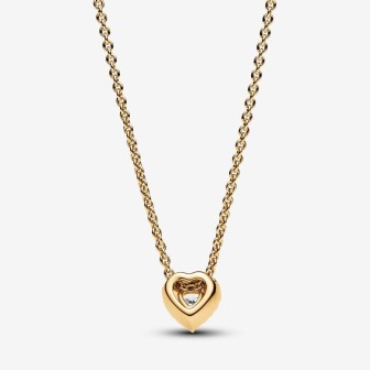 Collar Corazón Brillante