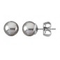 PENDIENTE LYRA PLATA PERLA NUAGE 10MM