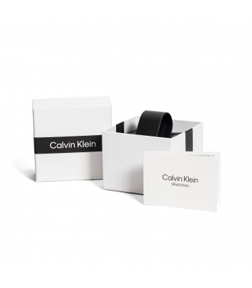 Reloj Calvin Klein Iconic Mesh Plateado y Rosado