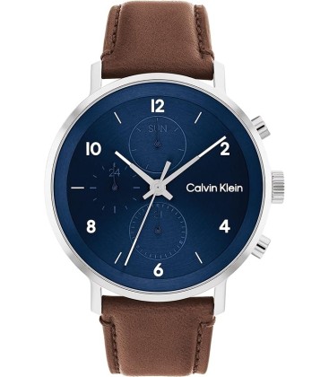 Reloj Calvin Klein Modern Marrón y Azul Multifunción