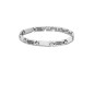 PULSERA LOTUS STYLE MEN IN BLACK  ACERO