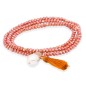 Pulsera ZEN Coral en plata rosa Pulsera ZEN Coral en plata rosa