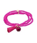 Pulsera ZEN FUCSIA con piedra natural