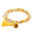 l Pulsera ZEN MOSTAZA con piedra natura