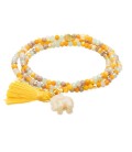 Pulsera ZEN MOSTAZA con elefante