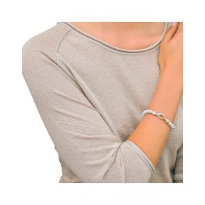 PULSERA LYRA EN PLATA 8MM