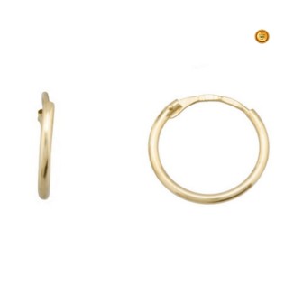 PENDIENTES ARO LISO TUBO FINO