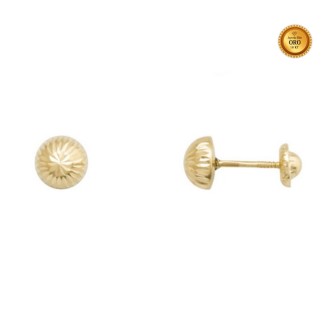 PENDIENTE MEDIA BOLA LAPIDADA