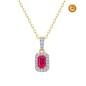 RUBY AND DIAMOND NECKLACE