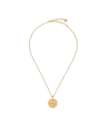 MOOM LOVE NECKLACE WITH GOLDEN PENDANT