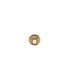 LE PALM LARGE STAINLESS STEEL RING GOLD PLATED WITH WHITE PEARL