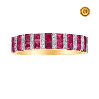 RUBY AND DIAMOND RING