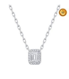 SQUARE DIAMOND NECKLACE