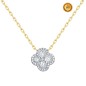 COLLAR FLOR CON DIAMANTES