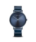 BERING CERAMIC MATTE BLUE WATCH