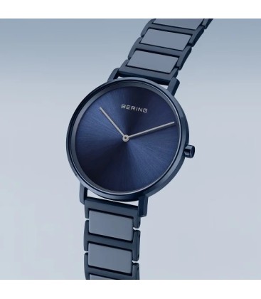 RELOJ CERAMIC AZUL MATE