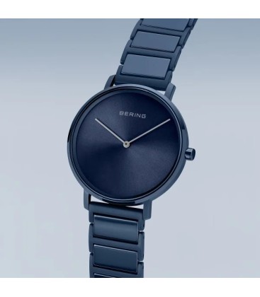 BERING CERAMIC MATTE BLUE WATCH