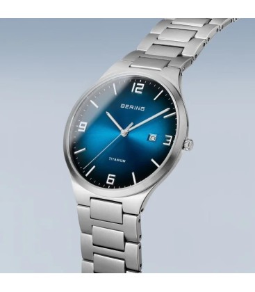 RELOJ BERING TITANIUM PLATA