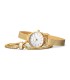 SET LOVERY CLASSIC WATCH AND BRACELET GOLD PLATED