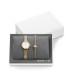 SET LOVERY CLASSIC WATCH AND BRACELET GOLD PLATED