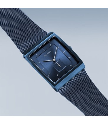 BERING CLASSIC SQUARE WATCH BLUE