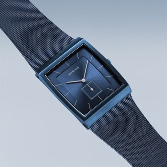 BERING CLASSIC SQUARE WATCH BLUE