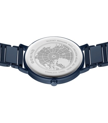 BERING CERAMIC MATTE BLUE WATCH