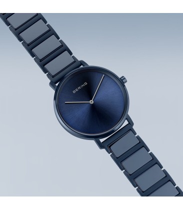 BERING CERAMIC MATTE BLUE WATCH