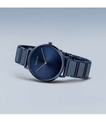 BERING CERAMIC MATTE BLUE WATCH