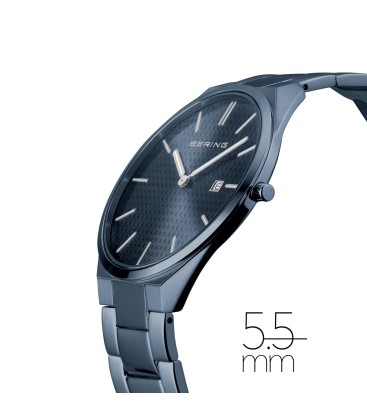 RELOJ BERING ULTRA SLIM AZUL