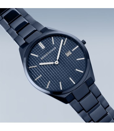 RELOJ BERING ULTRA SLIM AZUL