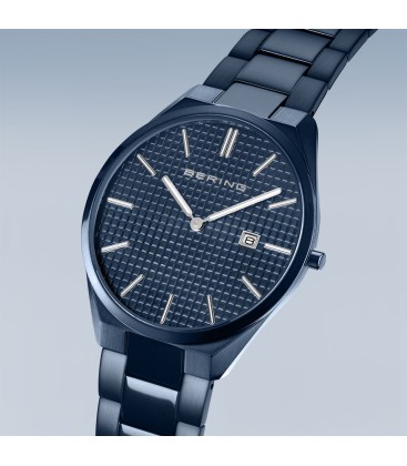 RELOJ BERING ULTRA SLIM AZUL