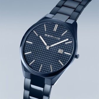 RELOJ BERING ULTRA SLIM AZUL