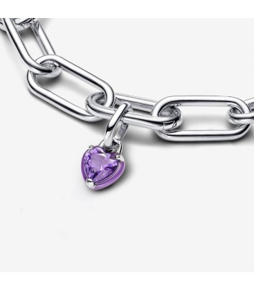 Charm Mini Colgante Pandora ME Chakra Corazón Morado