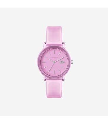 LACOSTE.12.12 THREE HAND SILICONE WATCH