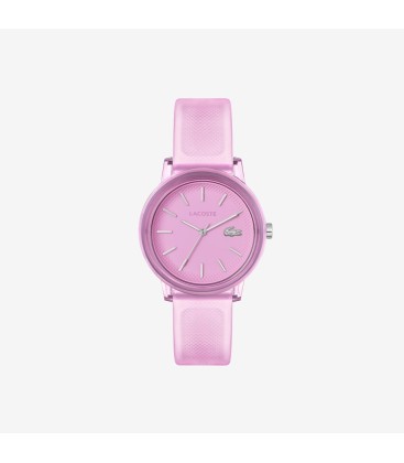 RELOJ LACOSTE.12.12 DE SILICONA CON TRES AGUJAS