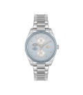 Lacoste Orsay Silver and Blue Multifunction watch