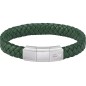 LACOSTE GREEN LEATHER BRACELET