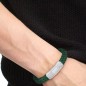 PULSERA LACOSTE CUERO VERDE