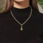 COLLAR COCODRILO LACOSTE EN ACERO DORADO AJUSTABLE COLLAR COCODRILO LACOSTE EN ACERO DORADO AJUSTABLE