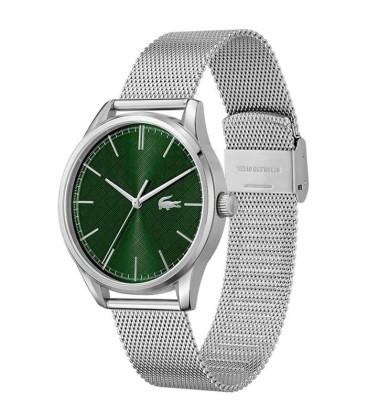 Lacoste Vienna Silver and Green Analog watch