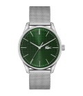 Lacoste Vienna Silver and Green Analog watch