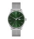 Lacoste Vienna Silver and Green Analog watch