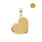 COLGANTE EN FORMA DE CORAZON EN ORO 18KT COLGANTE EN FORMA DE CORAZON EN ORO 18KT