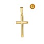 CRUZ LISA EN ORO 18KT CRUZ LISA EN ORO 18KT