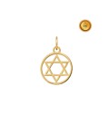 STAR OF DAVID PENDANT IN 18KT GOLD