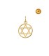 STAR OF DAVID PENDANT IN 18KT GOLD