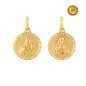 MEDALLA ESCAPULARIO 12MM EN ORO 18KT