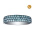 RING IN WHITE GOLD WITH BLUE DIAMONDS